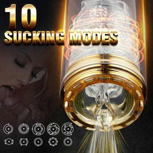 Alex Labial Entrance 10 Thrusting Rotating 10 Sucking Male Oral Sex Stroker — product image 2