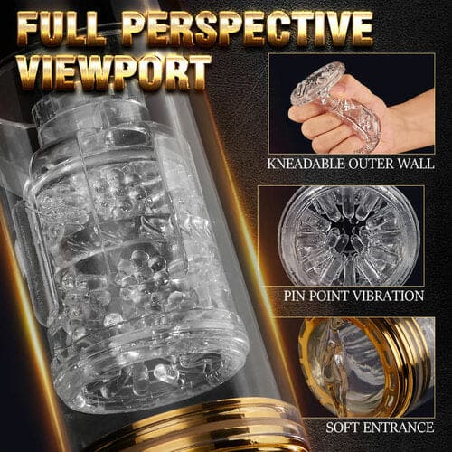 Alex Labial Entrance 10 Thrusting Rotating 10 Sucking Male Oral Sex Stroker — product image 4