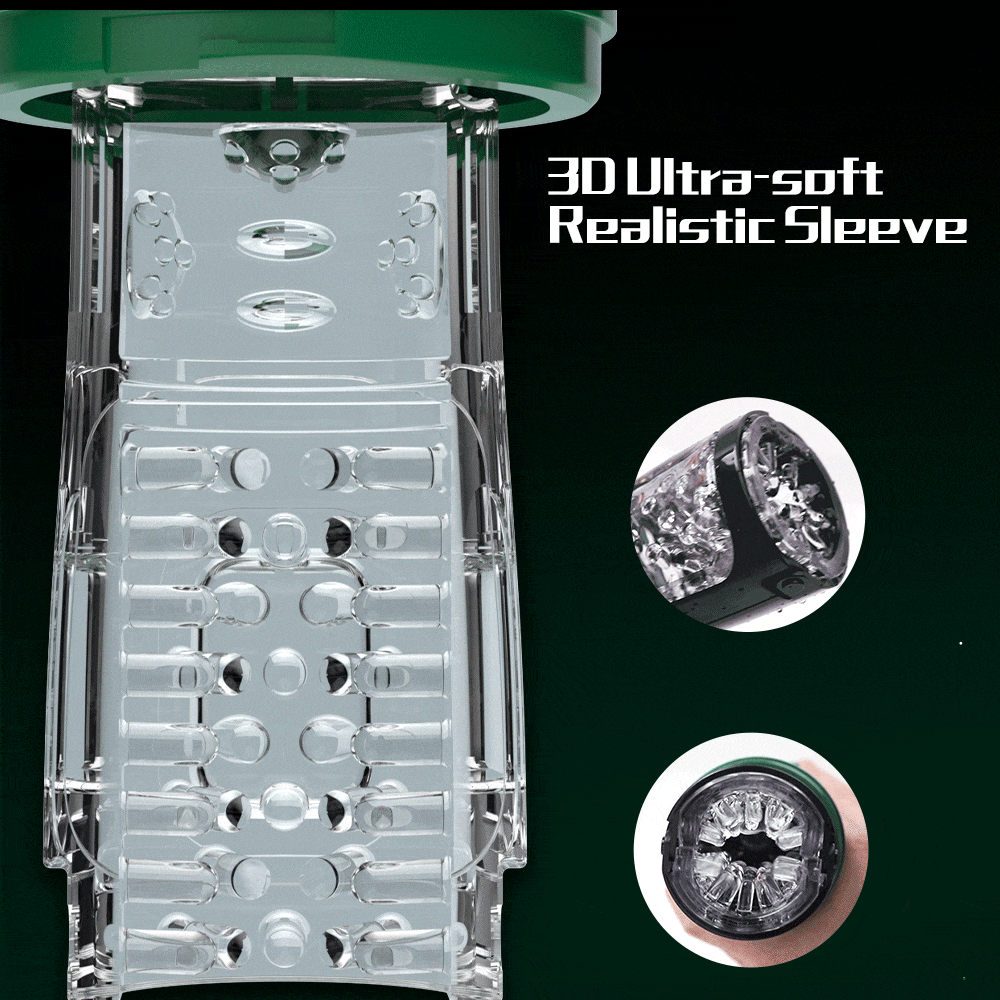 3.54'' Diameter Oversized Storm Telescopic LCD Display 6-speed Timing Function Smart Stroker — product image 5