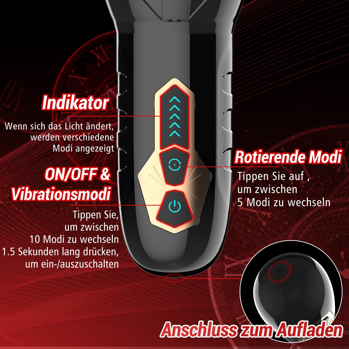 Gawk Gawk 3000 Blowjob Simulator Rotating Vibrating Suction — product image 7