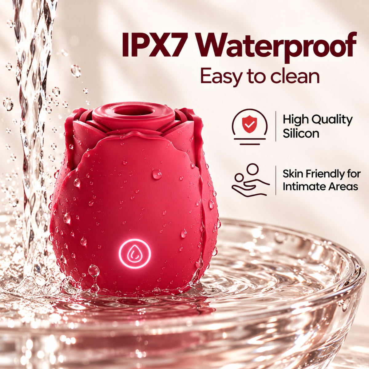 IPX7 waterproof design